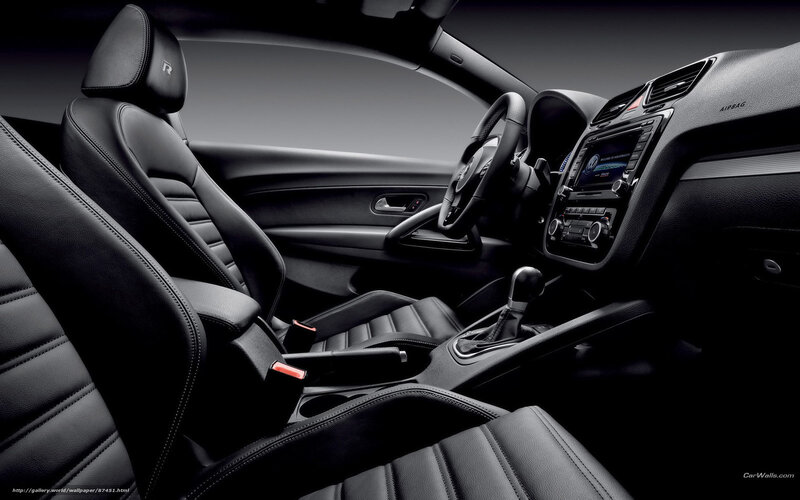 Interior of Black Car