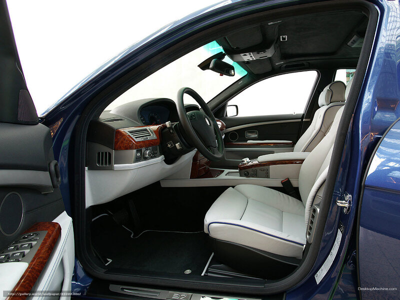 Interior of Blue Car