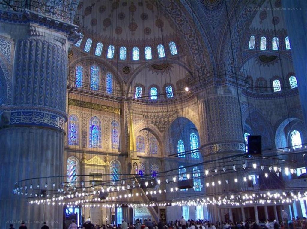 Interior of Blue Mosque