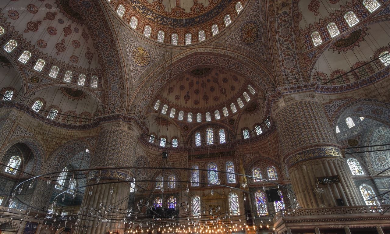 Interior of Blue Mosque
