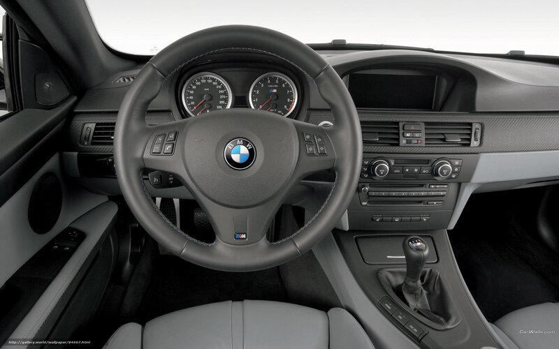 Interior of BMW M3