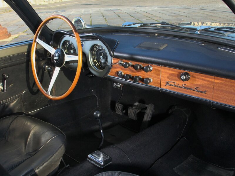 Interior of Classic Car — Black, Calm, Afternoon, Photograph, Steering Wheel, Dashboard
