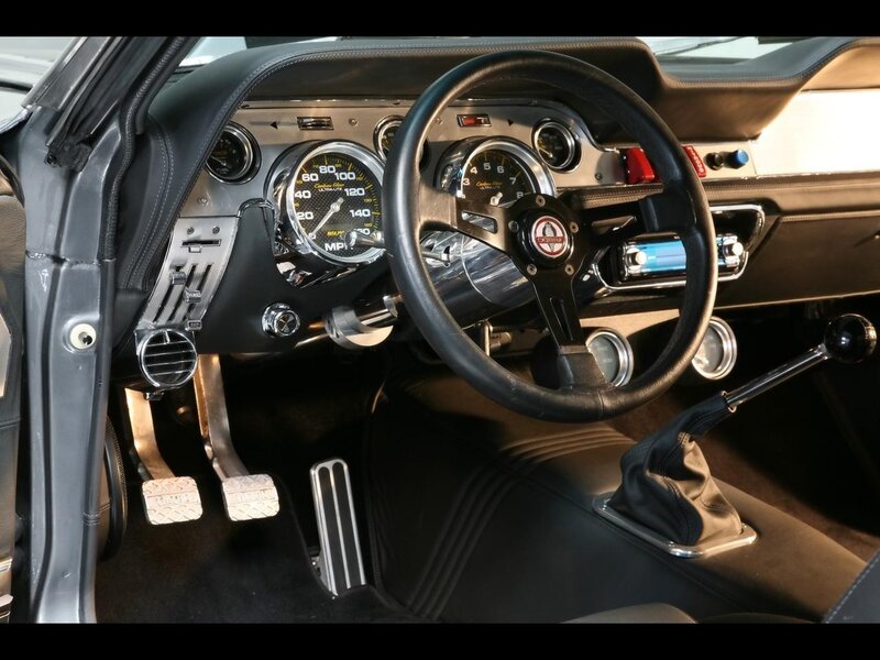 Interior of Classic Car — Black, Neutral, Photograph, Steering Wheel, Dashboard, Gear Shift