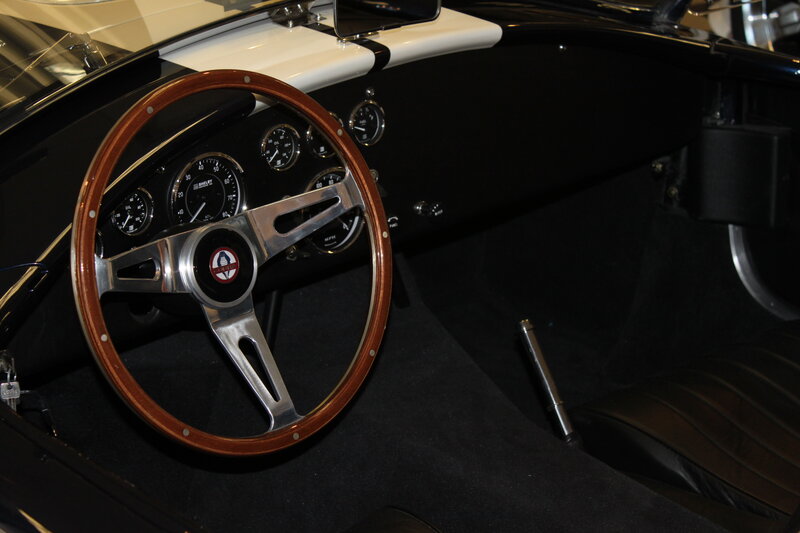 Interior of Classic Car — Black
