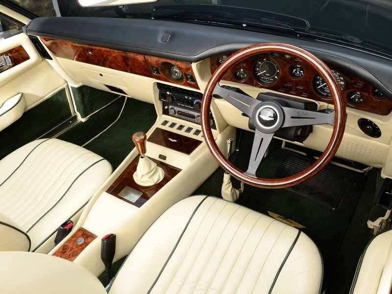 Interior of Classic Car — Cream