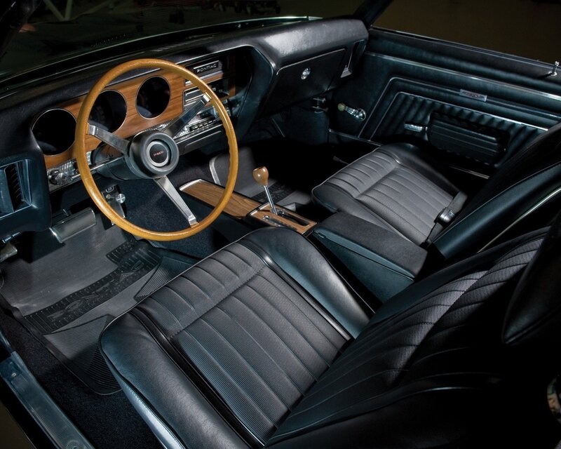 Interior of Classic Car — Dramatic