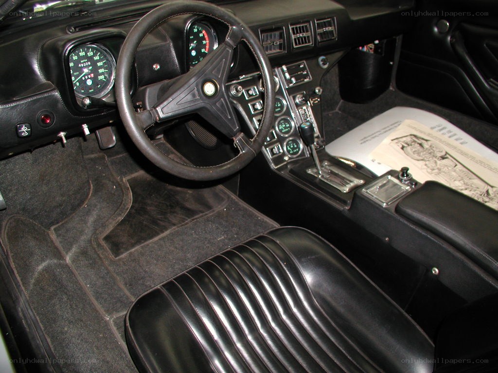 interior of classic car