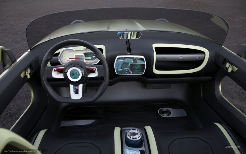 Interior of Concept Car — Black