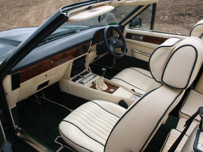 Interior of Convertible Car — Cream