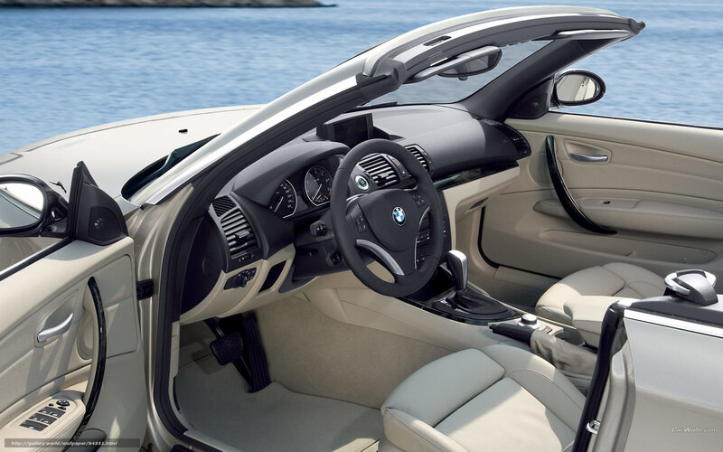 Interior of Convertible Car