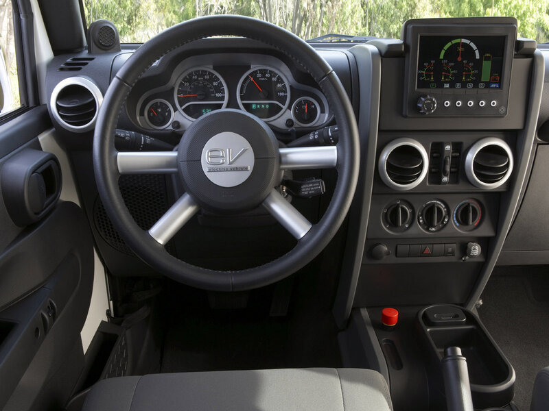 Interior of Electric Vehicle
