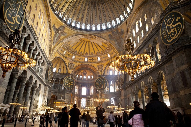 Interior of Hagia Sophia