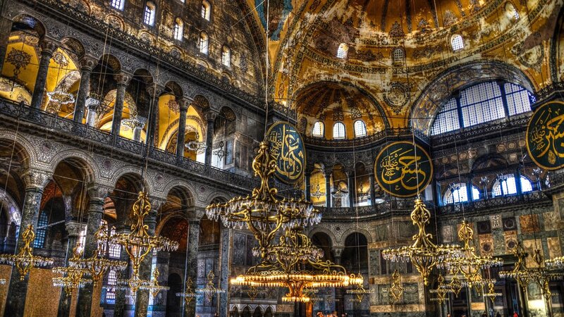 Interior of Hagia Sophia