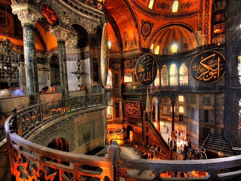 Interior of Hagia Sophia