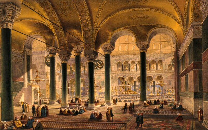 Interior of Hagia Sophia