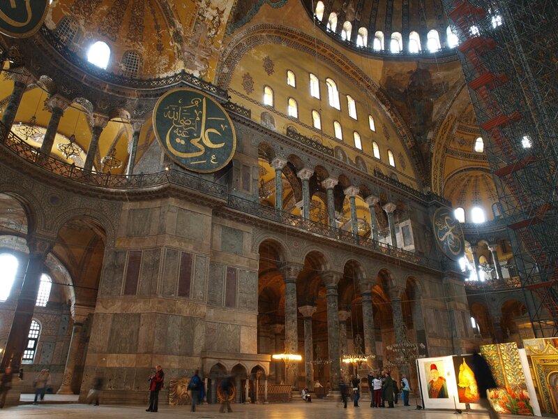 Interior of Hagia Sophia