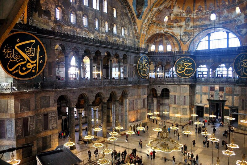 Interior of Hagia Sophia
