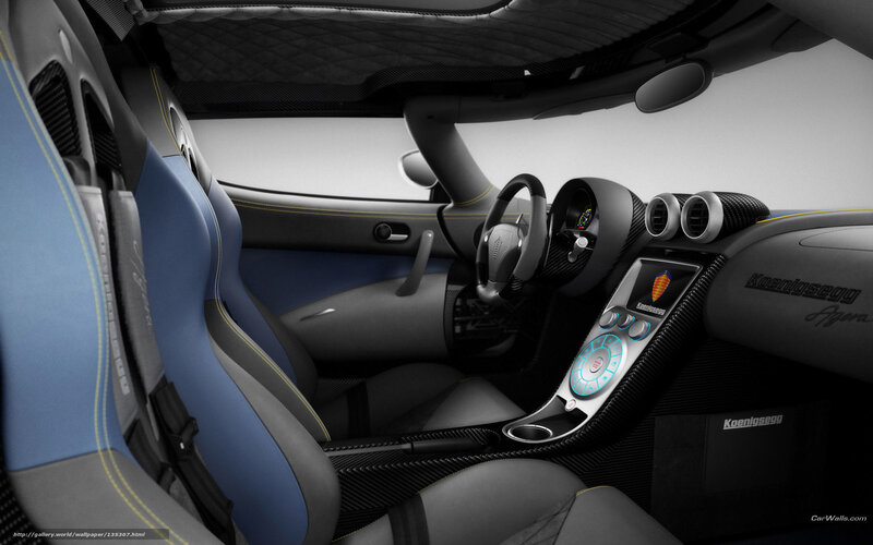 Interior of Koenigsegg Agera