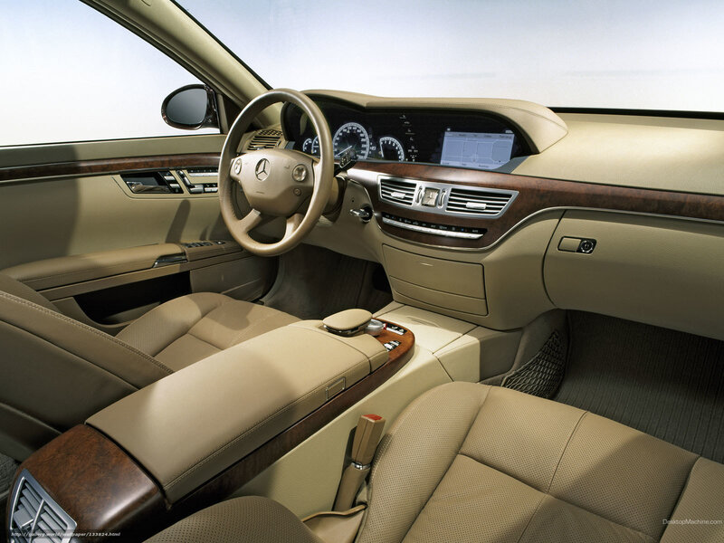 Interior of Luxury Car — Beige, Calm, Photograph