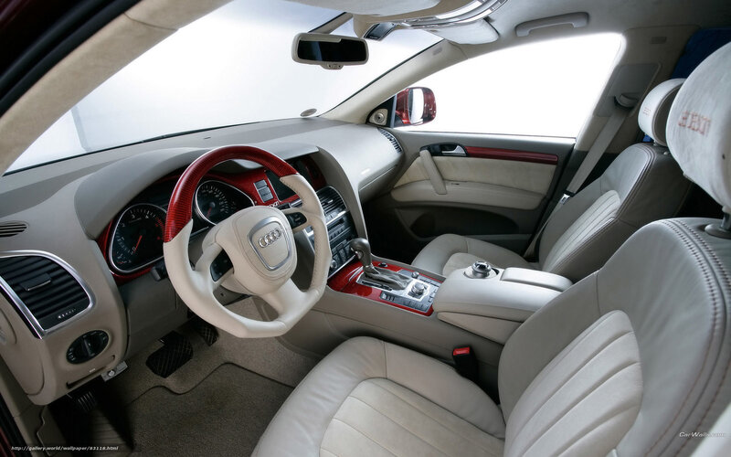 Interior of Luxury Car — Beige, Neutral