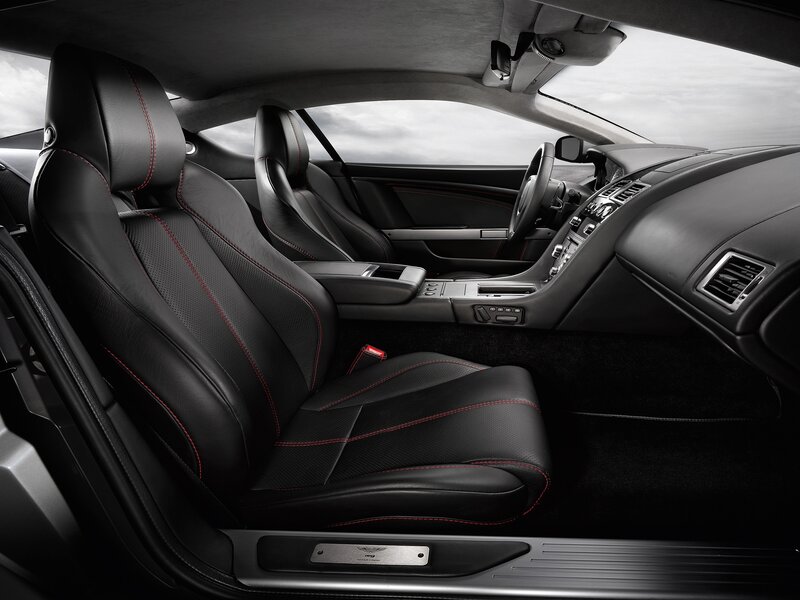 Interior of Luxury Car — Black, Dramatic, Photograph