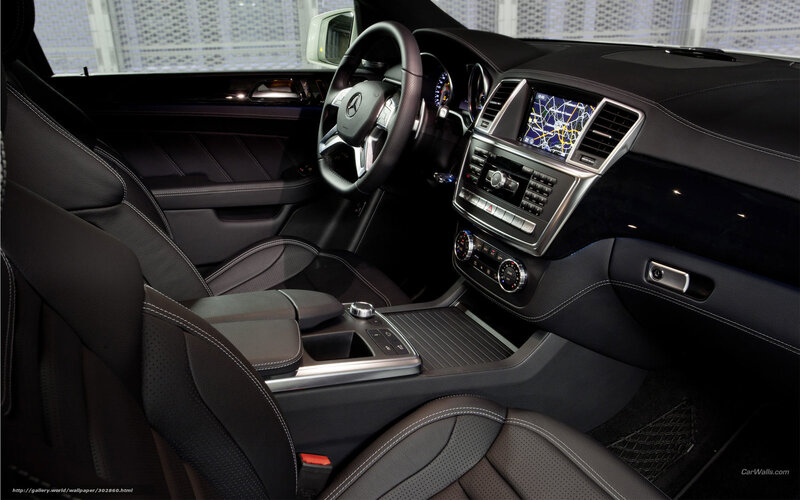 Interior of Luxury Car — Black, Modern, Photograph, Steering Wheel