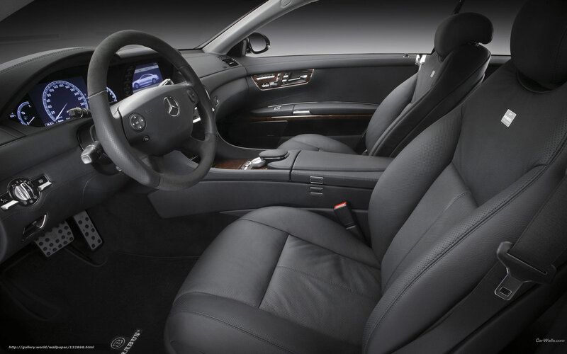 Interior of Luxury Car — Black, Neutral
