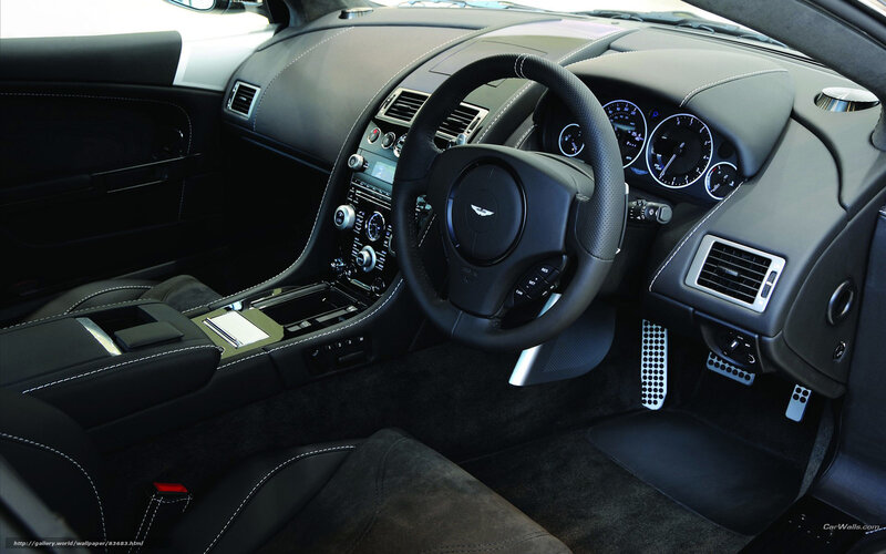 Interior of Luxury Car — Black, Sleek, Photograph, Steering Wheel