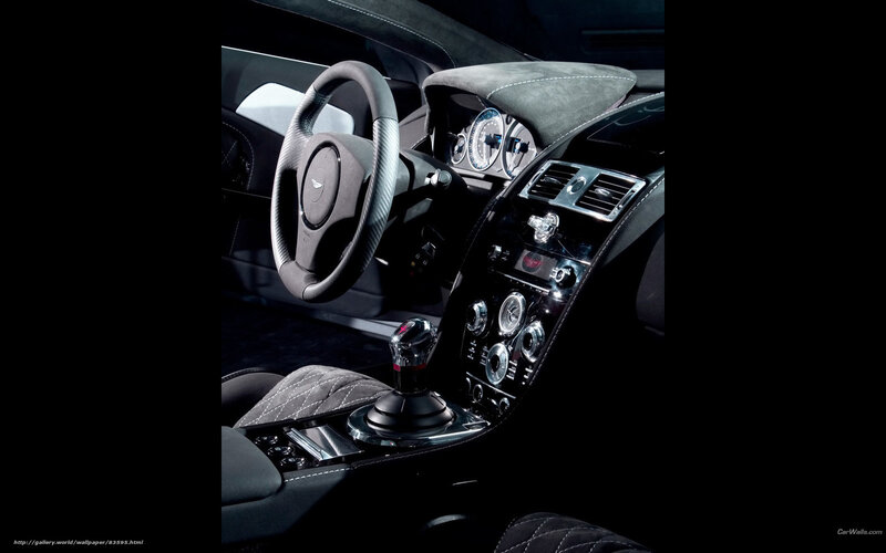 Interior of Luxury Car — Black