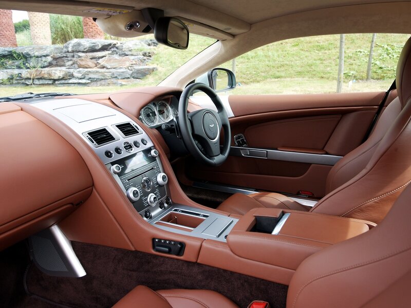 Interior of Luxury Car — Brown, Calm