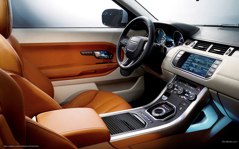 Interior of Luxury Car — Brown, Modern