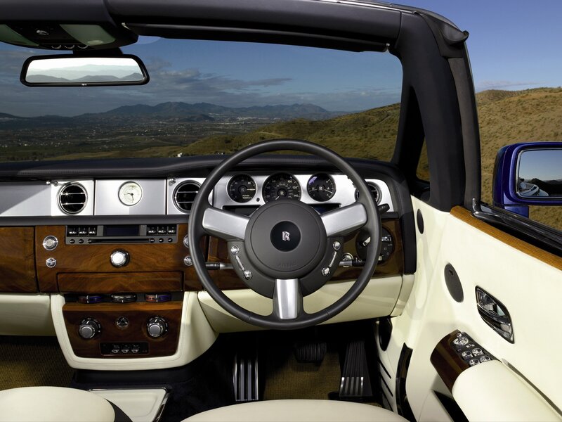 Interior of Luxury Car — Cream, Serene, Afternoon