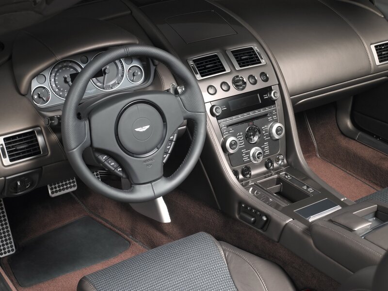 Interior of Luxury Car — Gray, Sophisticated