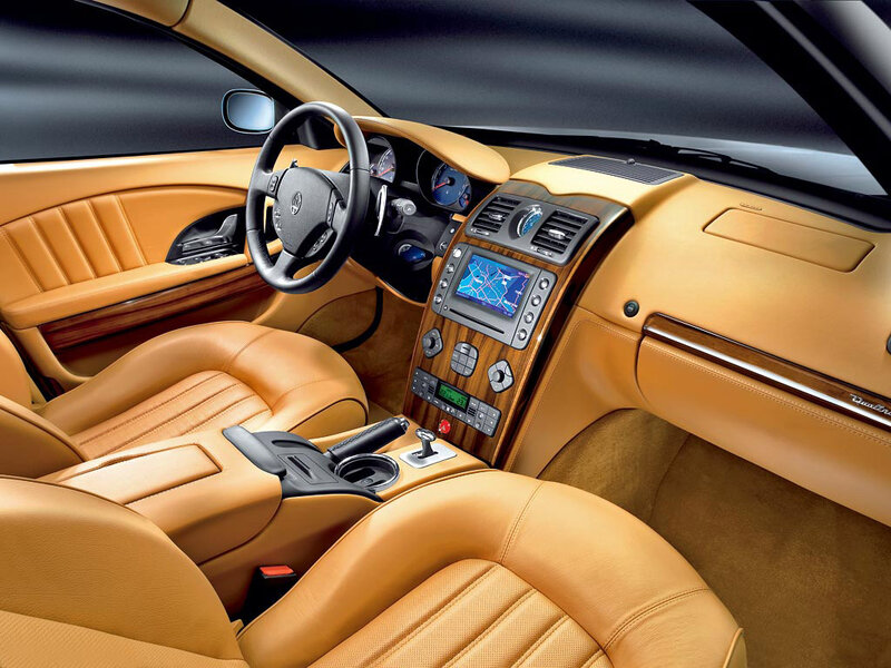 Interior of Luxury Car — Tan, Luxurious, Photograph