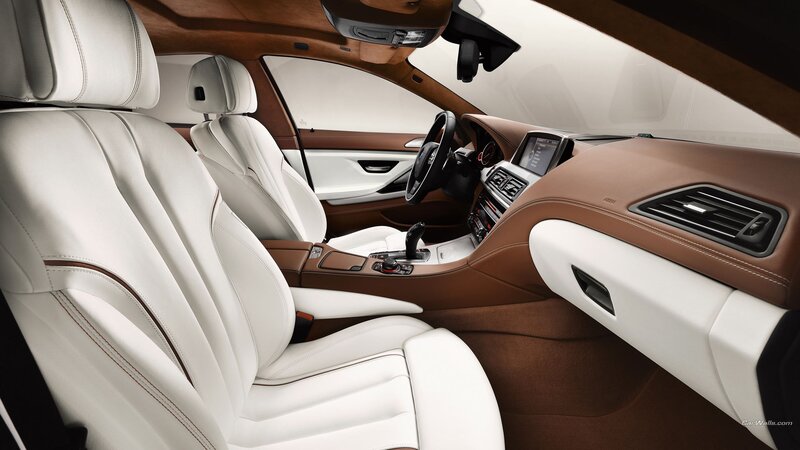 Interior of Luxury Car — White, Luxurious