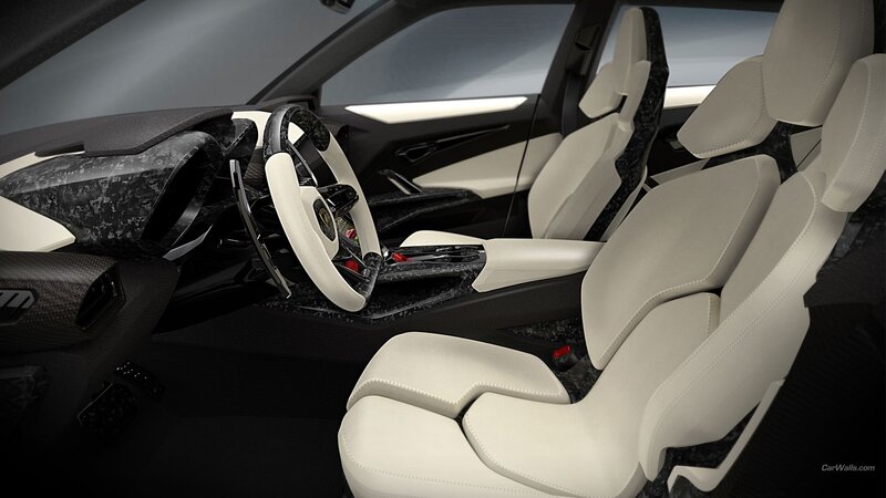 Interior of Luxury Car — White, Modern
