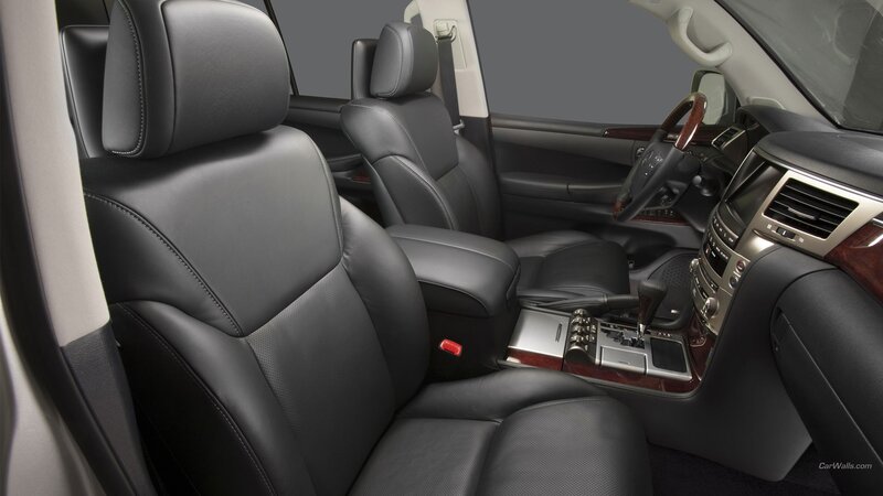 Interior of Luxury SUV — Black