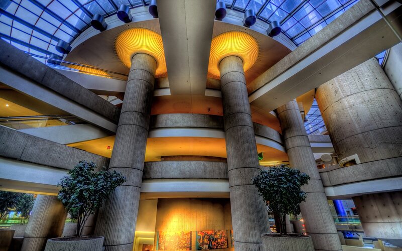 Interior of Modern Building