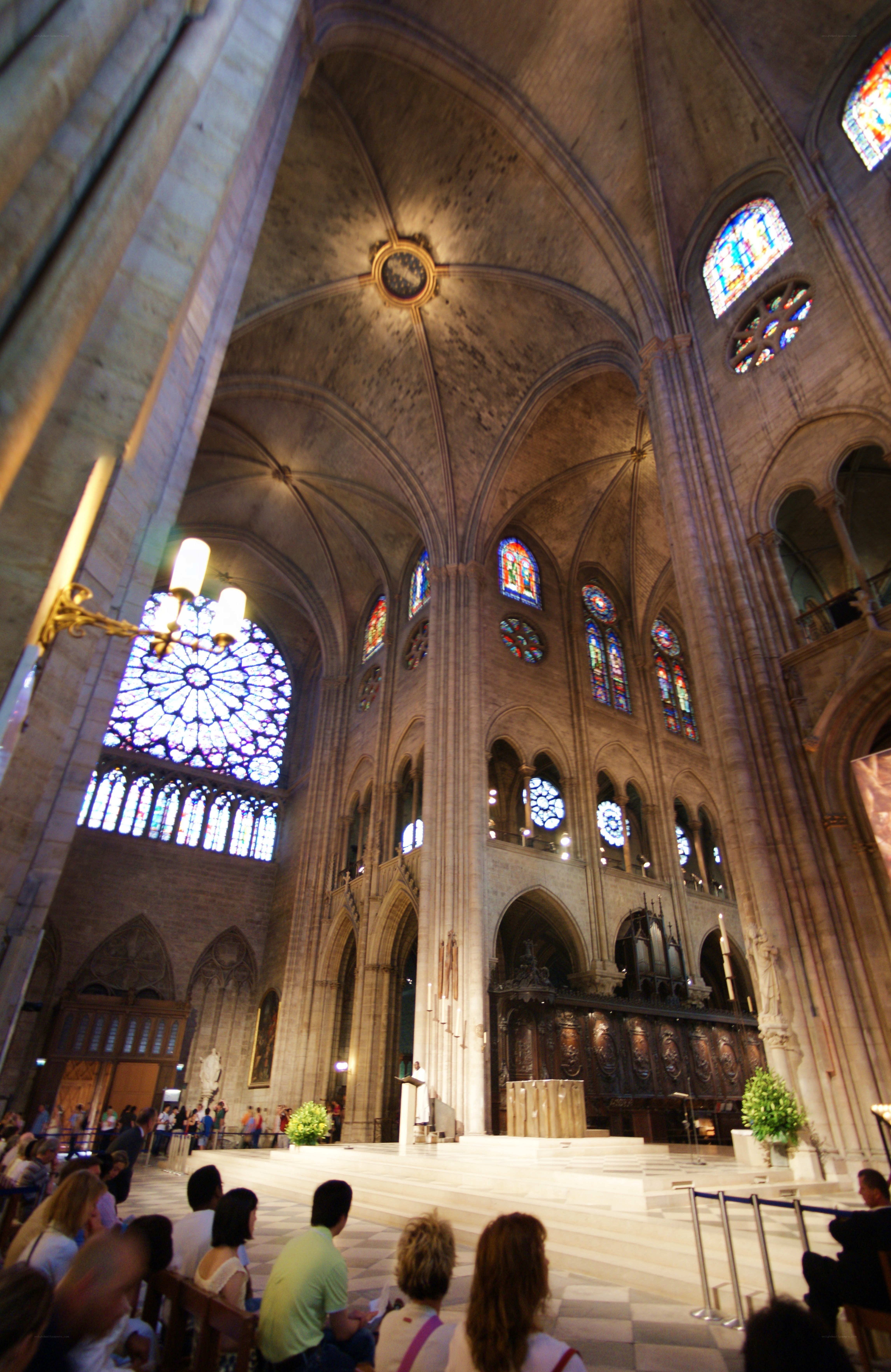 Interior of Notre-Dame Cathedral