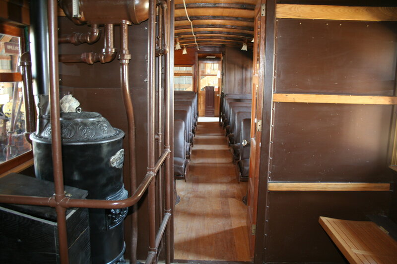 Interior of Old Train Car
