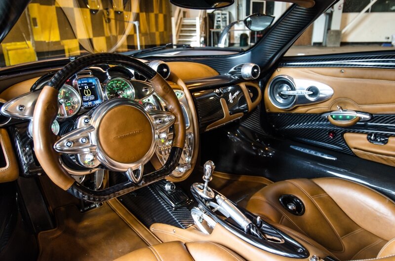 Interior of Pagani Huayra