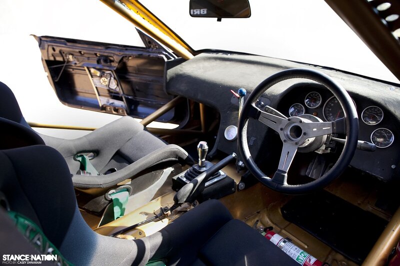 Interior of Race Car — Black, Functional, Afternoon