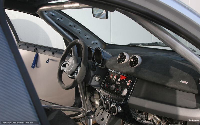 Interior of Race Car — Black, Functional