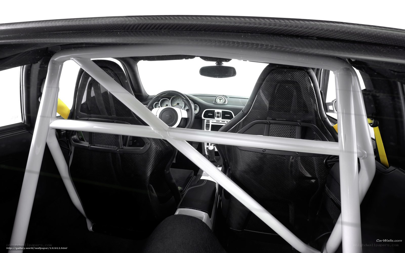 interior of race car