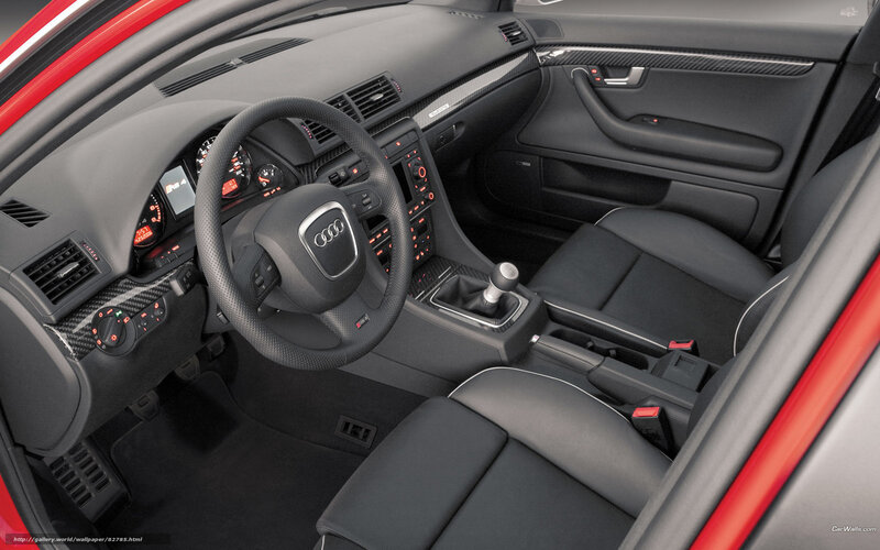 Interior of Red Car — Black