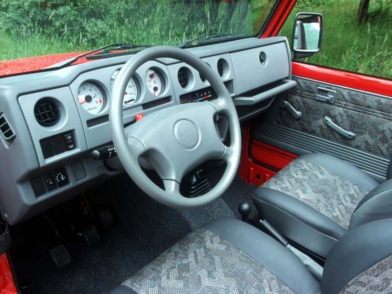 Interior of Red Car — Neutral, Photograph, Steering Wheel, Dashboard, Seats