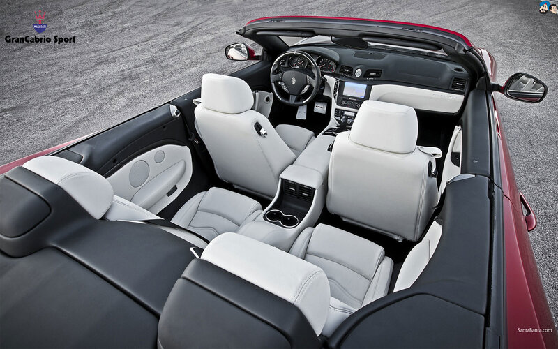 Interior of Red Convertible — Neutral
