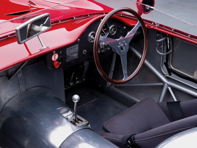 Interior of Red Race Car — Mechanical