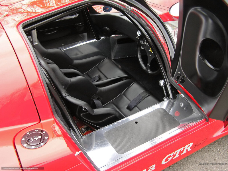Interior of Red Race Car