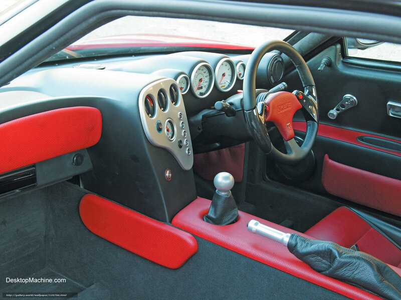 Interior of Red Sports Car — Functional, Photograph
